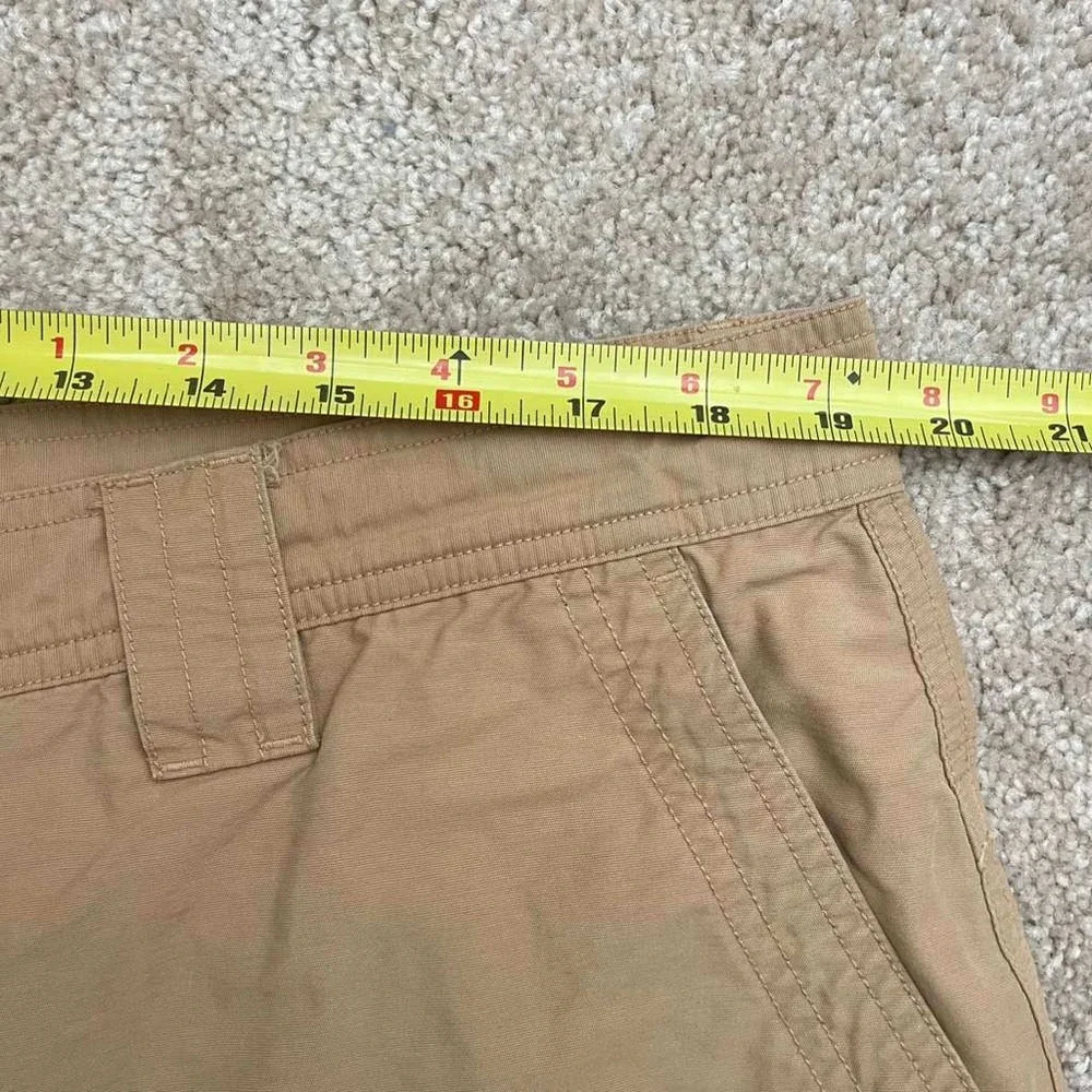 Columbia Mens‎ Tan Khaki Cargo Hiking Shorts Size 40 AM4081 Omni-Shade 10 Inseam